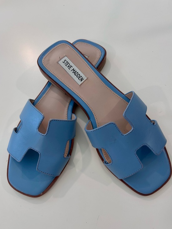 Steve Madden Shoes - Steve Madden Blue Sandals Sz 9